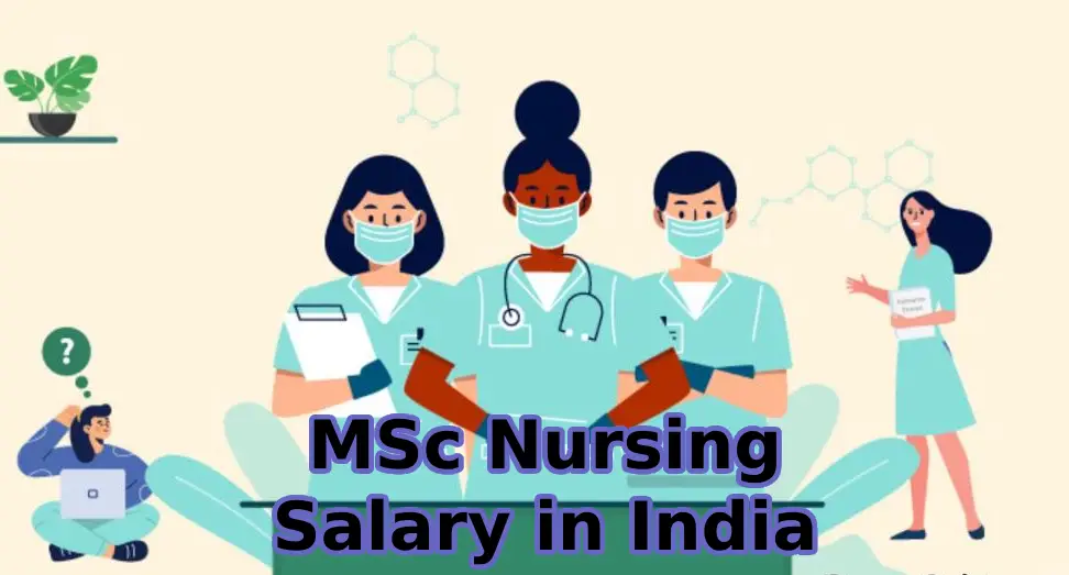 MSc Nursing Salary in India
